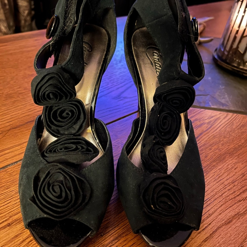 Size 8 dress open toe heels